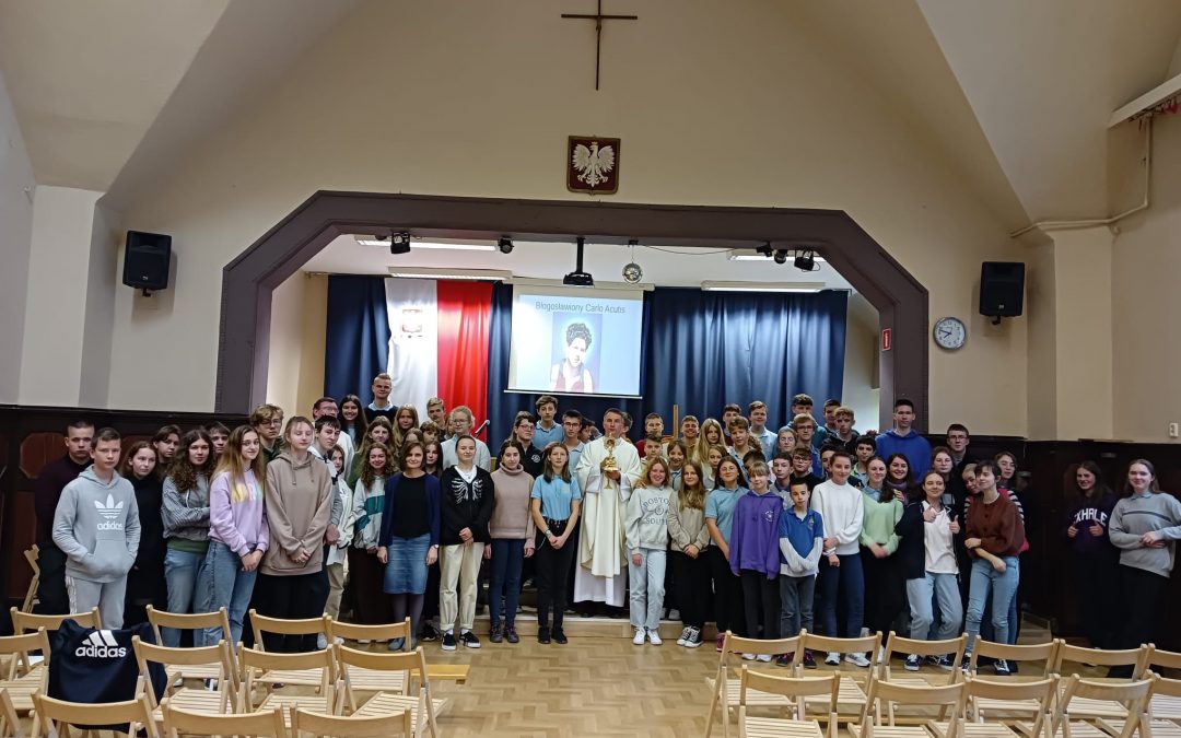 Relikwie bł. Carla Acutisa przybyły do naszej szkoły