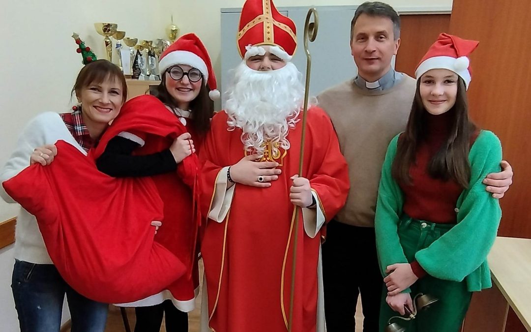 Wizyta św. Mikołaja w szkole