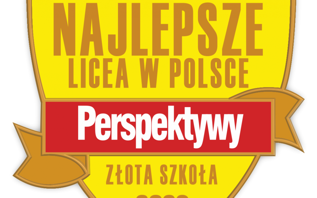 Nasze liceum ze Złotą Tarczą w rankingu Perspektyw!