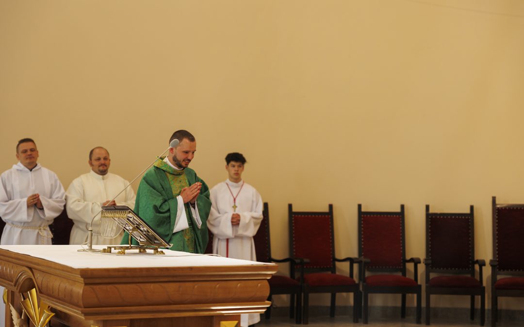 Msza Św. prymicyjna o. Tomasza Świtały w naszej wspólnocie