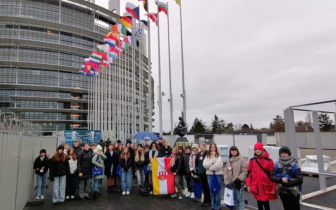 Wizyta bolesławieckiej młodzieży w Strasburgu