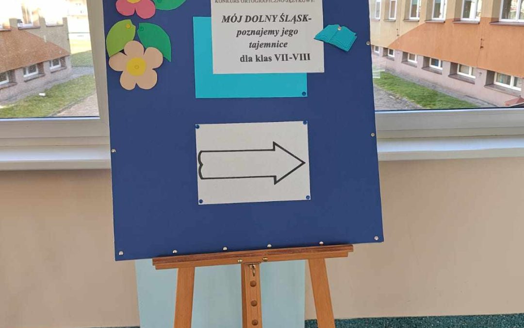 Nasze ósmoklasistki laureatkami Powiatowego Konkursu Ortograficzno-Językowego „Mój Dolny Śląsk” dla klas 7-8