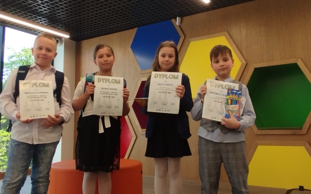 I miejsce i wyróżnienie w konkursie „Las bliżej nas”