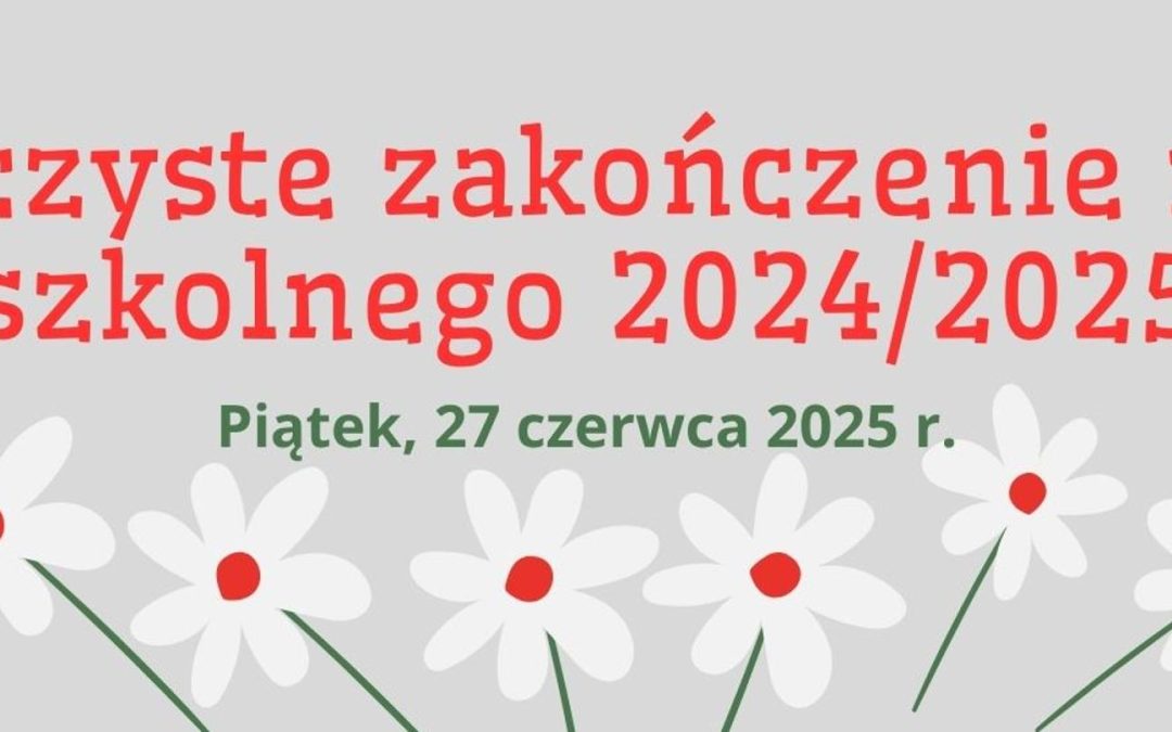 Uroczyste zakończenie roku szkolnego