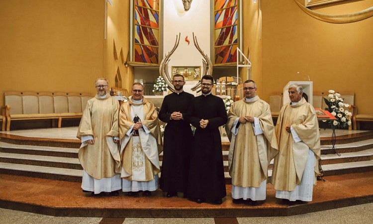 Śluby uroczyste kleryków Bartosza Cieleckiego i Jakuba Urbaniaka