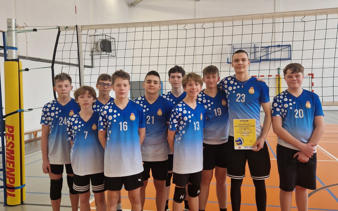 II miejsce naszych zawodników w Dolnośląskich Igrzyskach Młodzieży Szkolnej w Piłce Siatkowej Chłopców